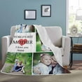 thumbnail image 4 of Personalized Blanket with Photo Text Custom Photo Blankets Customized Photos, Picture Blanket Gifts for Family and Friends on Christmas Wedding Mothers Day, Father Day Blankets, 4 of 5