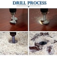 thumbnail image 5 of Broca de carburo de 35/40/45/50/60mm de diámetro, fresa para madera, lente objetivo para carpintería que forma 5 uds (hy), 5 of 5