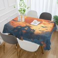 thumbnail image 3 of DEIARA Air Castle Square Tablecloth 60×90in Polyester Fabric Tablecloth Washable Dust Resistant Wrinkle Resistant, 3 of 9