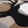 thumbnail image 5 of Bouclair Black Eika Antler Cushion Cover, 5 of 5