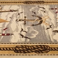 thumbnail image 4 of Allstar African Contours Collection Sailboat Area Rug (5' 2" x 7' 1"), 4 of 7