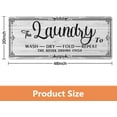 thumbnail image 3 of Farmhouse Laundry Room Rug 20"X48" Non Slip Washable Laundry Floor Mats, Home Kitchen Bathroom Hallway Entryway Runner Area Decor Rugs, 3 of 6