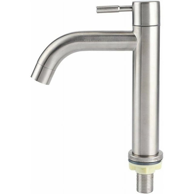 Metal Faucet for Easy Maintenance, Ergonomic Handle for Precise Control, Stainless Steel Kitchen Faucet with Outstanding Performance for Laundry and Toilets