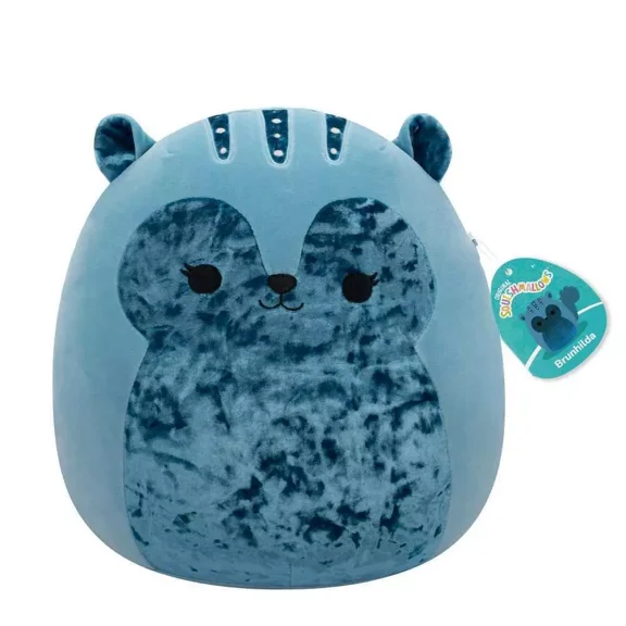 Squishmallow 8" Brunhilda Velvet Squirrel Plush Stuffed Animal Toy for Children