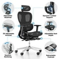 thumbnail image 4 of PatioMage Ergonomic Mesh Office Chair with 3D Adjustable Armrest,High Back Desk Computer Chair Ergo3d Ergonomic Office Chair with Wheels for Home & Office Black, 4 of 4