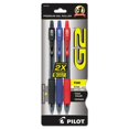 thumbnail image 1 of Pilot Corp. Of America 31023 G2 Retractable Gel Ink Pen, Assorted Ink, Fine, 3 per Pack, 1 of 1