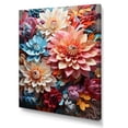 thumbnail image 2 of Designart "Colorful Mums Intertwined I" Mums Wall Art Prints, 2 of 7