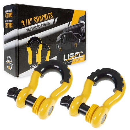 

USCC 3/4 Drop-Forged Steel Screw Pin Anchor Shackles with Isolator