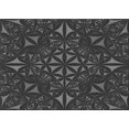 thumbnail image 1 of Ahgly Company Machine Washable Indoor Rectangle Transitional Charcoal Black Area Rugs, 4' x 6', 1 of 7