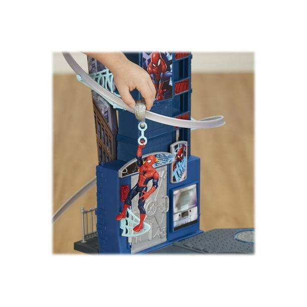 Spider man mega online city playset walmart