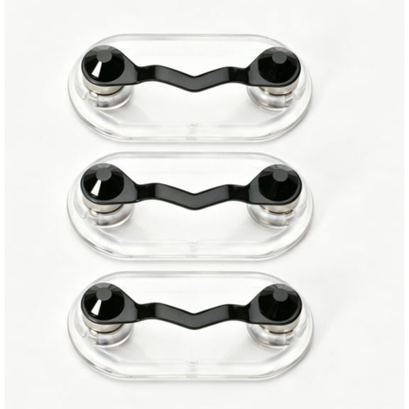 HHX 3Pcs Magnetic Eyeglass Holders Sunglasses Holder Glasses Holder ID Holder Badge Holder Compact and lightweight