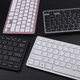 thumbnail image 2 of Teclado y ratón inalámbricos recargables con Bluetooth de tres modelos y chocolate, juego de 2,4 g, teclado y ratón recargables, 2 of 5