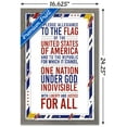 thumbnail image 3 of The United States Of America - Pledge Of Allegiance Wall Poster, 14.725" x 22.375", Framed, 3 of 3