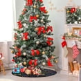 thumbnail image 6 of Cat Kitten Colorful Christmas Tree Mats Waterproof Tree Skirt, Halloween Theme Xmas Tree Stand Tray Mat Floor Protector Pad for Holiday Party Decoration, 28.3", 6 of 6