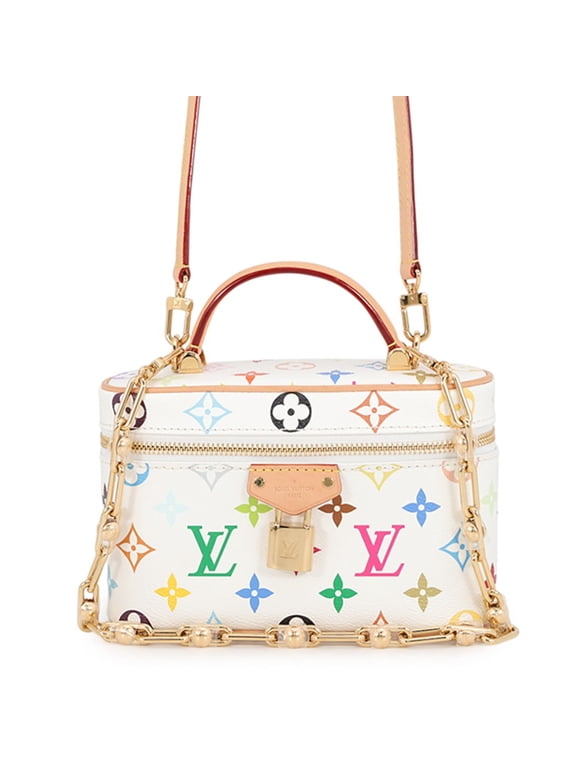 Pre-Owned Louis Vuitton handbag, Monogram Multicolor LV x TM Vanity Chain handbag pouch M13662,...
