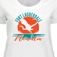 thumbnail image 4 of Inktastic Fort Lauderdale Florida Vacation Trip Women's Plus Size T-Shirt, 4 of 5