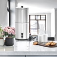 thumbnail image 2 of TFixol Green Powder-Coated Stainless Steel Water Filter K8626 with Stand for Outdoor Use, 2 of 7