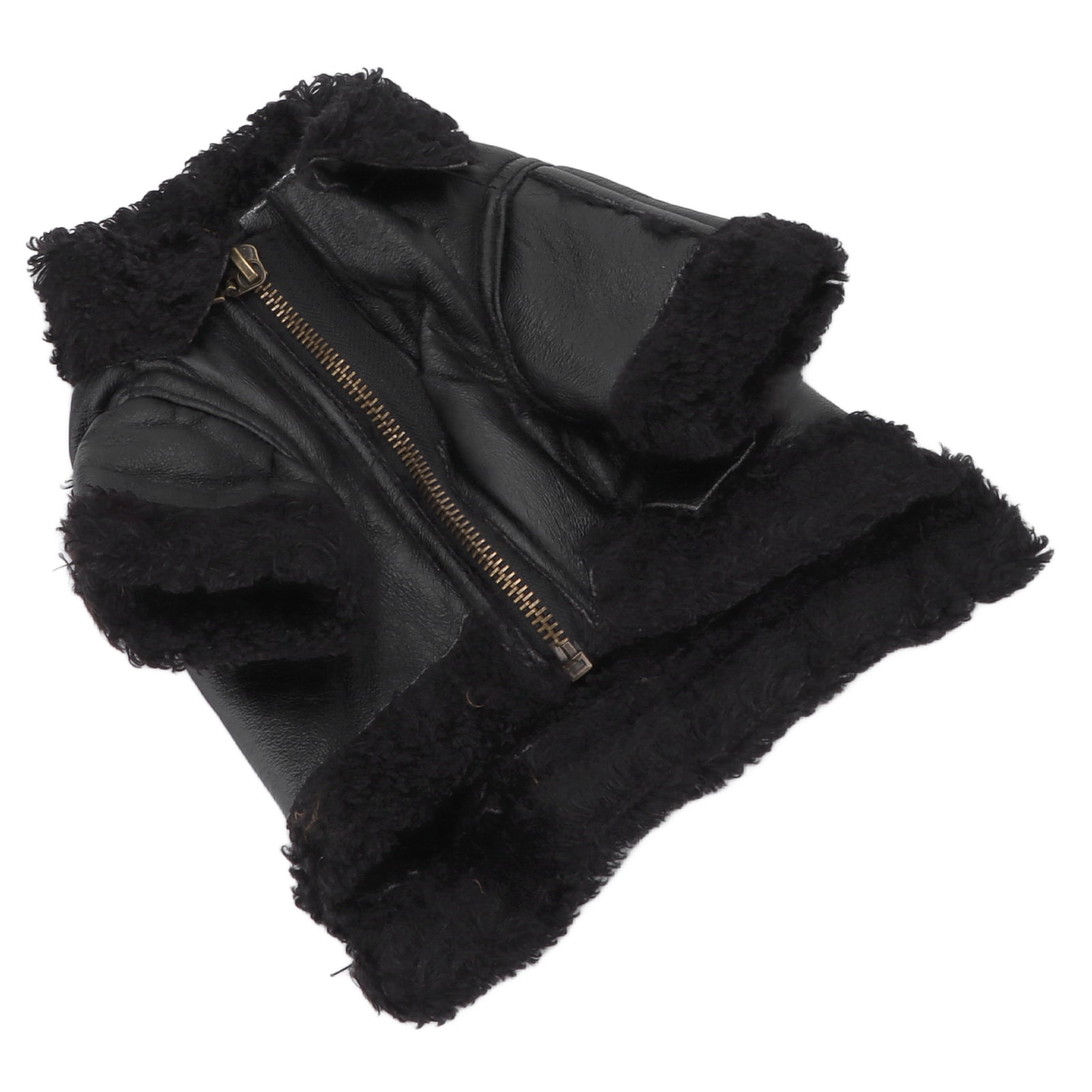 LYUMO Dog Winter Leather Jacket,Dog Clothes,Dog Leather Jacket Thick Windproof Winter Fashion