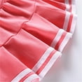 thumbnail image 4 of Hiijoy Little Girls Sports Outfits Short Sleeve T Shirt Pleated Skirt Set, Sizes 5-6Y, 4 of 4