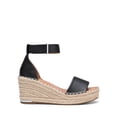 thumbnail image 2 of Sandalia Plataforma con Cuña DREAM PAIRS DWUMPS2505 para Mujer en Negro, 2 of 8