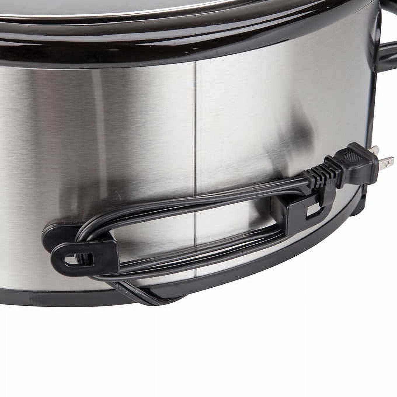 rival slow cooker replacement parts: Crock-Pot SCVC609SS 6-Quart Oval  Programmable Slow Cooker, Stainless Steel