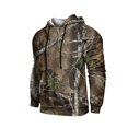 thumbnail image 4 of Havenx Men's Camo Hoodies Long Sleeve Maple Leaf Print Hoodies with Pockets Drawstring Hooded Sweatshirts Fishing Hunting Camping Athletic Workout Fall Winter Clothes,Coffee M, 4 of 6