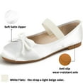 thumbnail image 5 of CHICVOMEY Vintage Flats for Women Comfort Ballet Flats Satin Up Dress Flats Comfort Casual Flats with Memory Foam Insole Wide Feet Friendly, 5 of 9