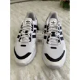 thumbnail image 2 of NWOB Adi-das Originals ZX 1K Boost FX6510 White Black Running Shoes MEN SIZE 7.5, 2 of 6