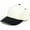 Black/Beige, variant on Kids Trucker Hat Baseball Cap - Two Tone Vintage Baby Baseball Cap, Infant Baseball Hat, Toddler Snapback Hat - Black/Beige (Medium/Large - 2-9 Years)