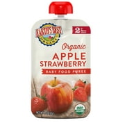 Earth's Best Organic Stage 2 Baby Food, Apple Strawberry, 4 oz Pouch