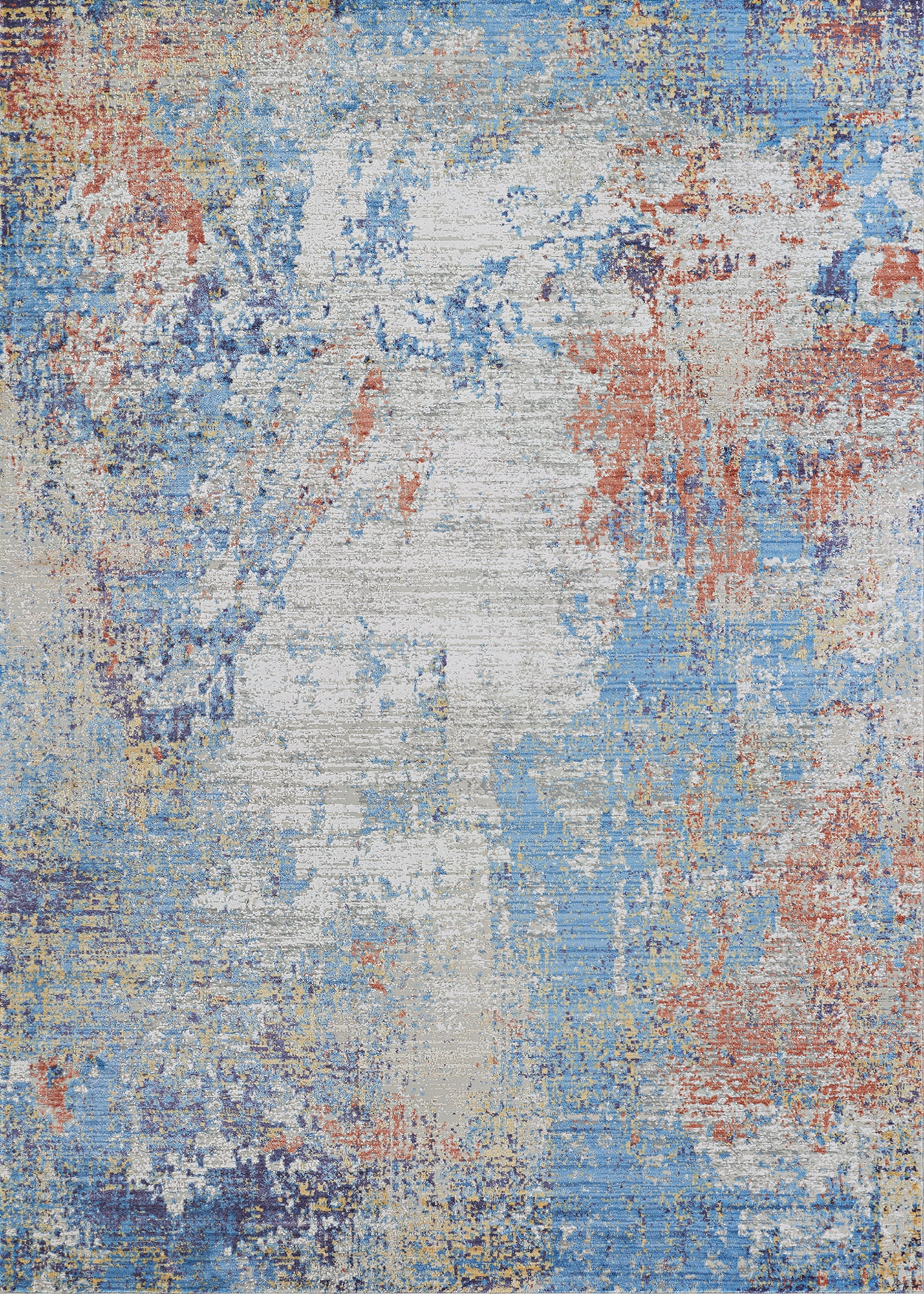 Couristan Vibrata Divergence Multi-Pastels Area Rug