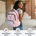 thumbnail image 6 of KUIFORTI Axolotl Strawberry Kids Backpack with Multi Pockets Lightweight School Bookbag Comfortable Backpack for Girls Elementary Middle School Back to School Gifts, 6 of 7