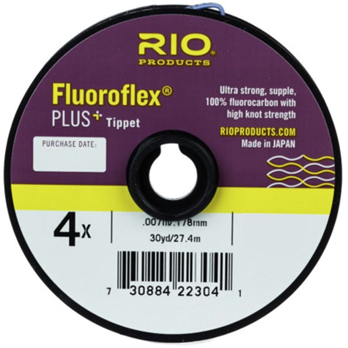 PLUS TIPPET 3-PACK IN SIZES 3X-4X-5X 30YD SPOOL OF EACH SIZE RIO FLUOROFLEX