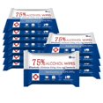 thumbnail image 2 of 10 Pack Portable Disinfection Wipes Moist Wipes with 75% Alcohol for Deep Cleaning Hands Tables Chairs and So On New, 2 of 5