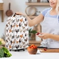 thumbnail image 3 of HELLHERO Multifunctional Dust Cover Handle Polyester for Kitchen, Chicken Farm Print, 3 of 6