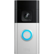 Battery Doorbell Pro Smart Wi-Fi Video Doorbell - Battery-powered with Head-to-Toe HD+ Video - Satin Nickel