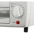 thumbnail image 2 of Brentwood TS-345W Stainless Steel 4 Slice Toaster Oven, White, 2 of 8