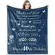 thumbnail image 1 of LHSHID 40th Birthday Gifts Women 40th Birthday Decorations Women Blankets 40 Year Old Birthday Decorations for Men Humorous Gifts for Women Tuning 40 Happy 40th Birthday Gifts for Wife 30x40in, 1 of 6