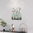 thumbnail image 3 of Farmhouse Bathroom Decor Wall Art Rustic Cotton Teal Jar Bathroom Pictures for Wall Country Bathroom Canvas Prints Relax Soak Unwind Signs Painting Modern Artwork Home Decor for Bathroom 12"x16", 3 of 6