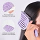 thumbnail image 4 of Cepillo desenredante ventilado para cabello húmedo y seco, peine masajeador elástico suave, cepillo antienredos, 4 of 5
