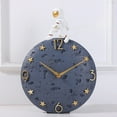 thumbnail image 4 of Reloj de pared Reloj analógico Silencioso Sin tictac Reloj de pared con Decorativo para personalidad Sa de estar Oficina en Sunnimix  Reloj de pared astronauta, 4 of 8