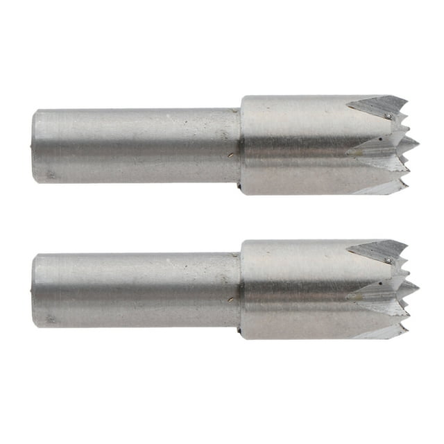 2x Broca de dedal de aleación, Mini accesorios de de torno, carpintería, bricolaje