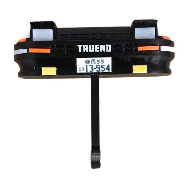 Gancho para llaves con faros delanteros abiertos para coche, para decoración de pared de casa Negro