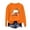 WRQ2-Orange, variant on VKOYWKM Oversized Sweatshirt for Women Halloween Pumpkin Graphic Sweatshirt Party Tops Fall Long Sleeve Crewneck Sweatshirts Holiday Cozy Thanksgiving Pullover