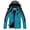 Light blue, variant on Men Warm Waterproof Windbreaker Hooded Raincoat Snowboarding Jackets