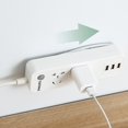 thumbnail image 4 of Punch-free Plug Fixer Home Self-Adhesive Socket Fixer Cable Wire Organizer Seamless Power Strip Holder Adhesive Organizer, 4 of 7