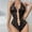 Black, variant on ZVNAΖH Lingerie for Women, Sexy Lace Bodysuit, Halter Teddy One Piece Babydoll, Snap Open Corset Deep V Neck Lingerie, Christmas Gifts for Women Clearance, Sizes S-3XL