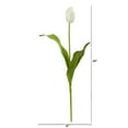 thumbnail image 3 of Nearly Natural 23" Dutch Tulip Artificial Flower (Set of 12), White, 3 of 5