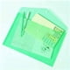 thumbnail image 3 of FloreceBien Sobre 12 sobres para documentos con botón a presión Carpeta de documentos transparente de calidad para tamaño A4, verde, 3 of 3