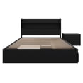 thumbnail image 2 of Nexera Harper Ensemble de Chambre de Rangement Réversible 3 Pcs, Noir, Double, 2 of 6